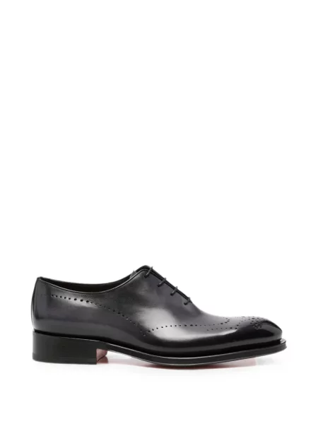 Oxford Santoni din piele albastru