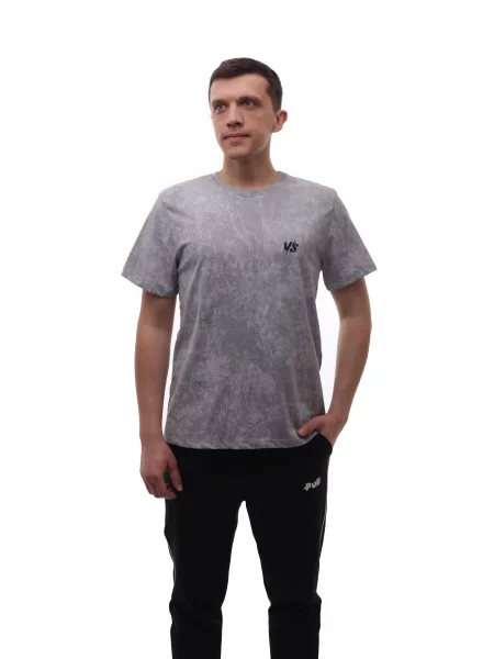 Футболка STREAM світло-сірий віскоза/поліестер сіра