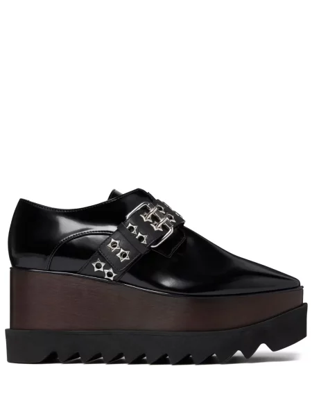 Pantofi Stella Mccartney cu șireturi din dantelă negru