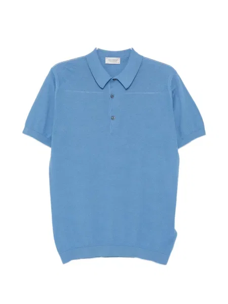 Tricou polo John Smedley albastru