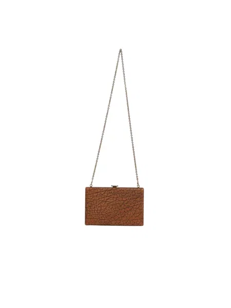 Torebka crossbody Dolce And Gabbana skórzana brązowa