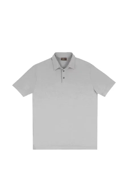 Scurt tricou polo Slowear gri