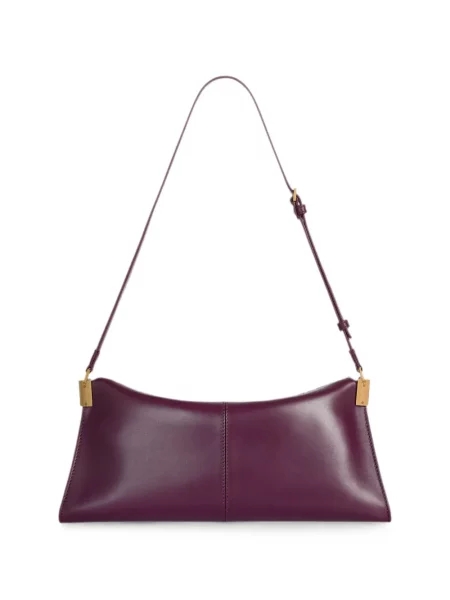 Geantă Balmain din piele violet