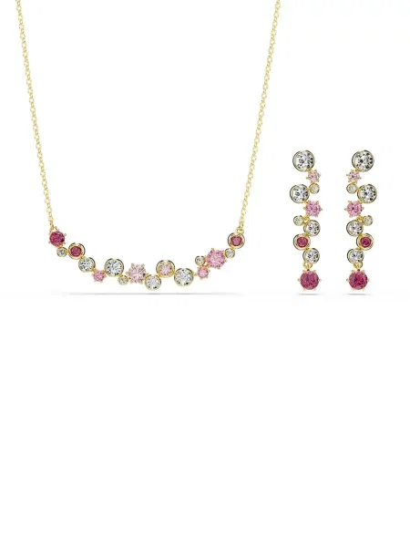 Ogrlica i naušnice Swarovski CONSTELLA zlatna