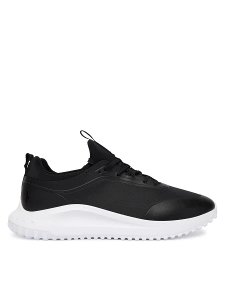Calvin Klein Sneakers Eva Runner Laceup Sock Mat Mix negru