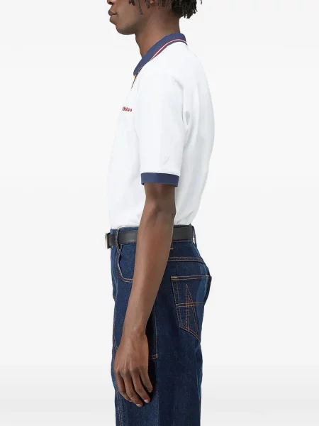 Tricou polo Ahluwalia alb