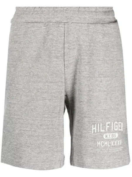 Pantaloni scurți Tommy Hilfiger cu imagine gri
