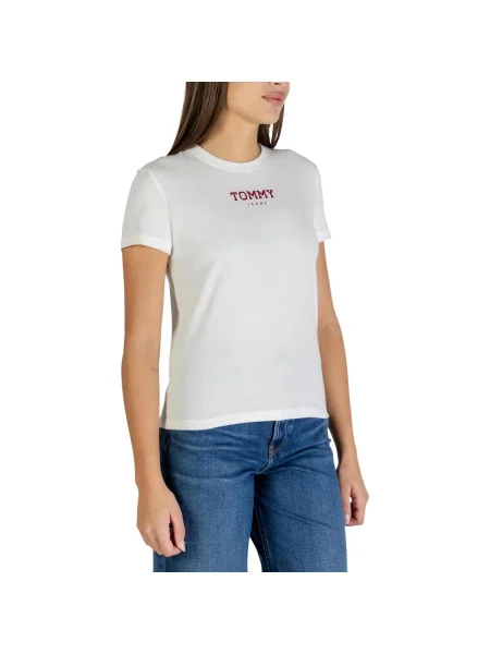 Tommy Jeans tricou din alb