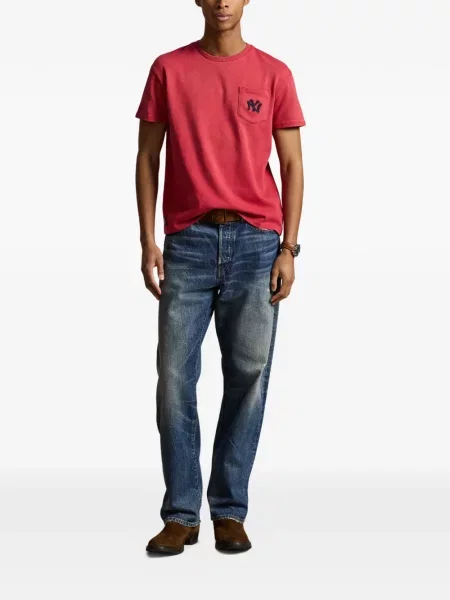 Ριγέ δερμάτινος κάλτσες Polo Ralph Lauren με κορδόνι μαύρο