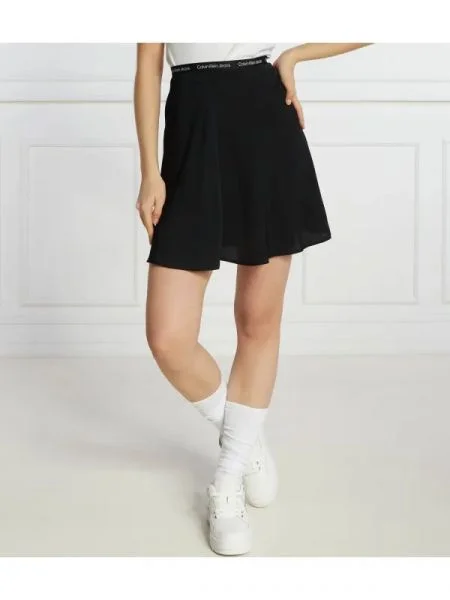 CALVIN KLEIN JEANS Fustă negru