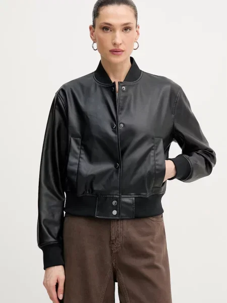Armani Exchange Geacă bomber de femei negru