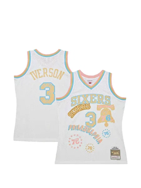 Vestă Mitchell & Ness alb