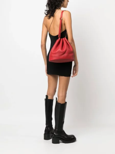Bucket kabelka Hermès Pre-owned červená