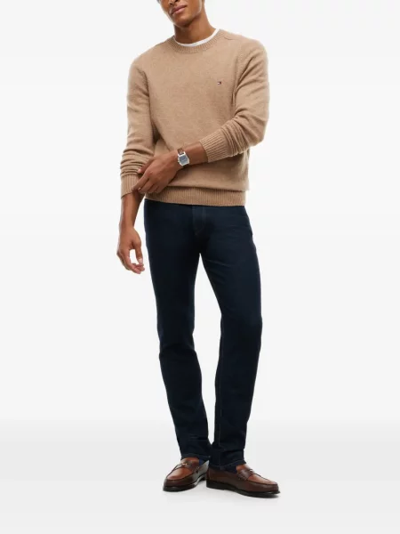 Blugi drepți Tommy Hilfiger Denton albastru