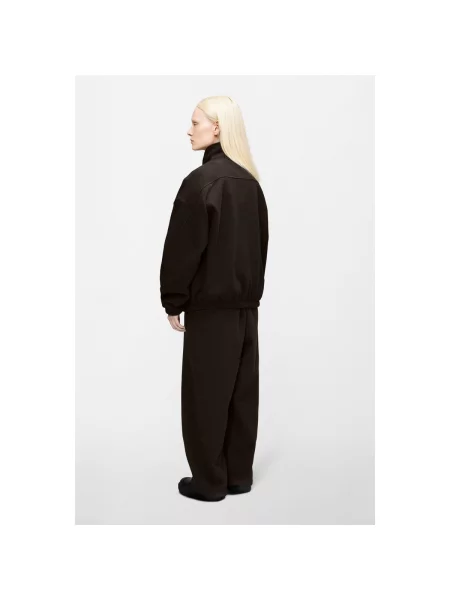 Geacă Rains din fleece negru