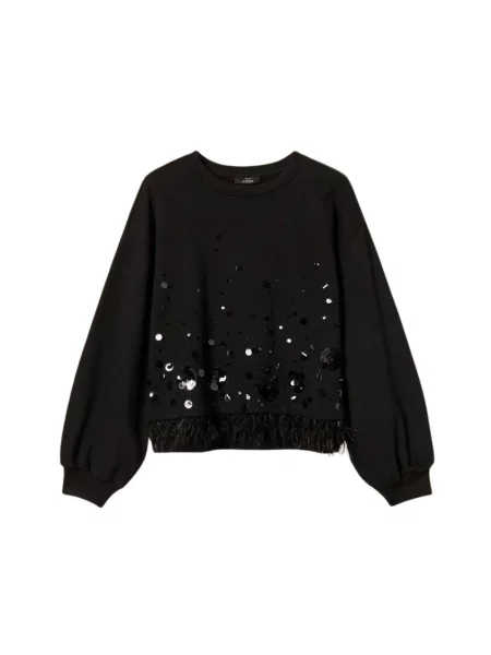 Sweter Twinset czarny