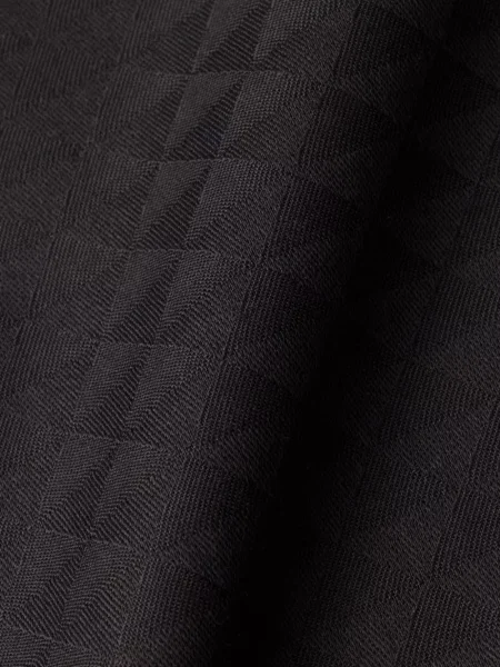 Fular Prada cu imagine cu imprimeu geometric negru