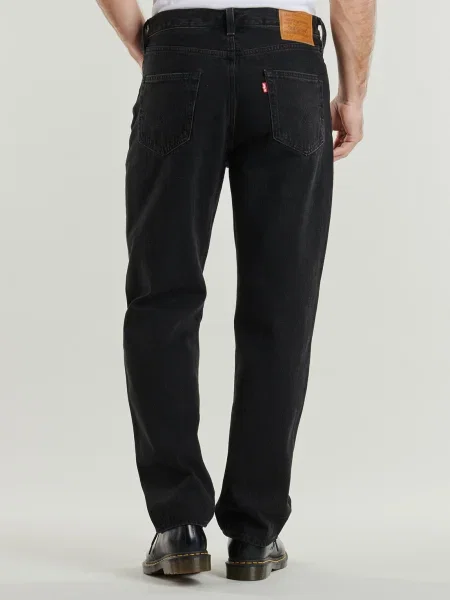 Džínsy s rovným strihom Levi's čierna