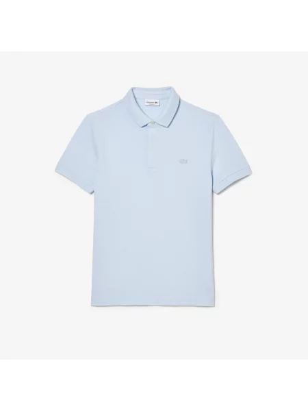 Lacoste Koszulka Polo Paris Stretch Piqué Regular Fit niebieska