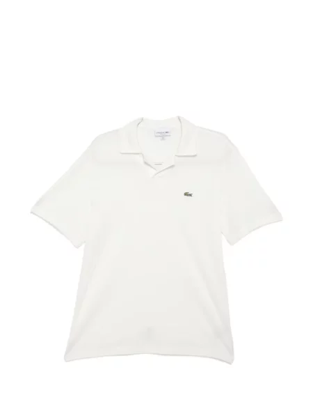 Polo Lacoste cu broderie alb
