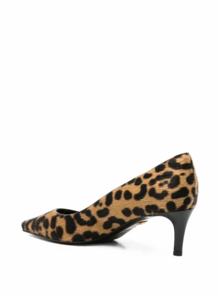 Pantofi cu toc Baldinini cu imagine cu model leopard maro