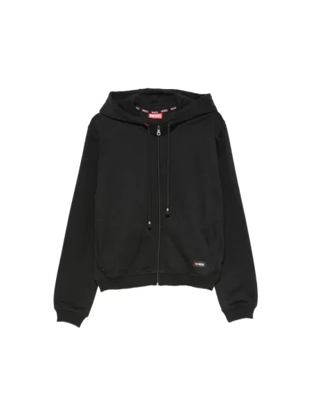 Bluza rozpinana Diesel czarna