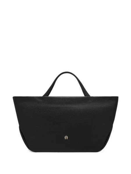 Geantă shopper Aigner din piele negru