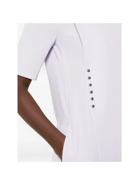 Sukienka Emporio Armani fioletowa