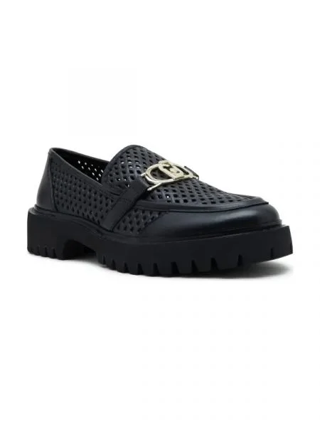 Liu Jo De piele pantofi loafer negru