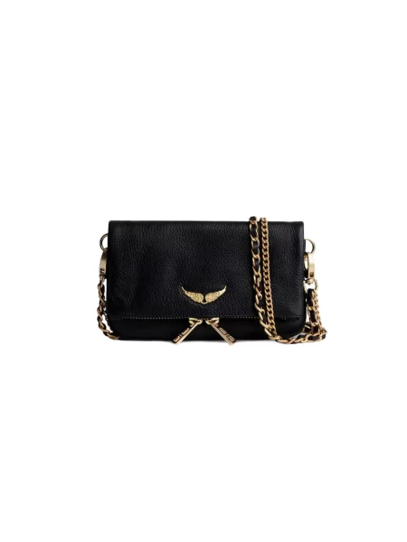 Torebka crossbody Zadig & Voltaire skórzana czarna