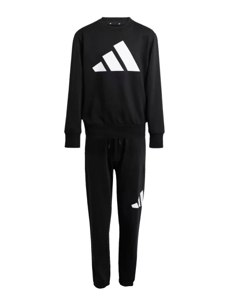 ADIDAS SPORTSWEAR Costum de trening ESSENTIALS negru alb