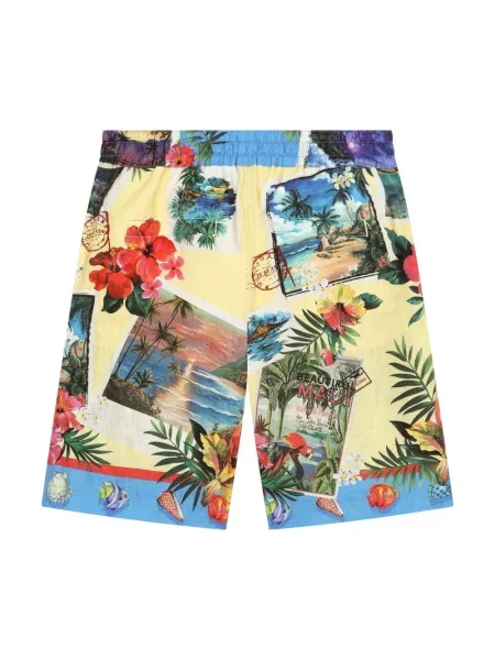 Bermudy dziecięce Dolce And Gabbana żółte