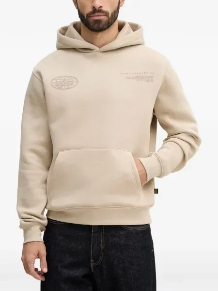 Hanorac cu glugă Alpha Industries cu autograf