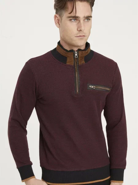 Суичър с цип Dewberry черно