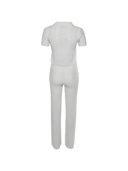 Tricou 424 cu paiete alb
