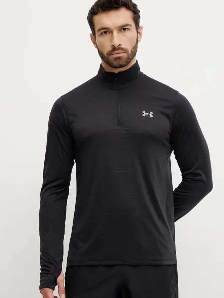 Dukserica za trčanje Under Armour Launch bez uzorka crna