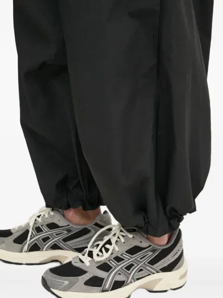 Pantaloni palazzo Adidas cu dungi plisat cu imagine albastru