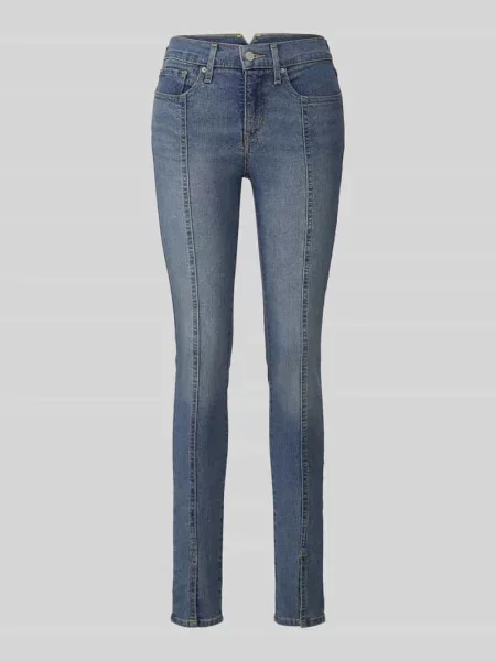 Jeansy o kroju skinny fit z mieszanka bawełny model seamed' Levi's® 300
