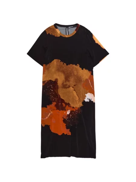 Rochie midi Bimba Y Lola cu imagine negru