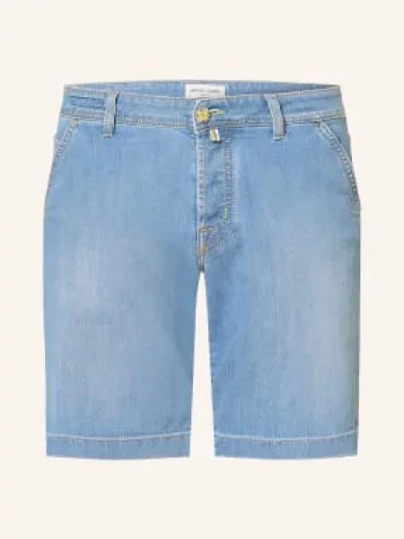 Jacob Cohen Džínové Šortky Slim Fit light blue modré