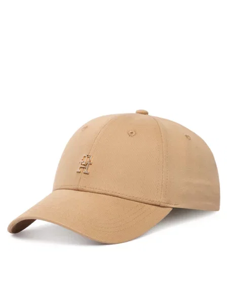 Tommy Hilfiger czapka z daszkiem beżowa