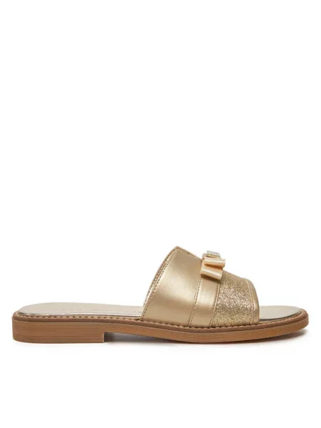 Tommy Hilfiger Natikače Sandal S zlatna