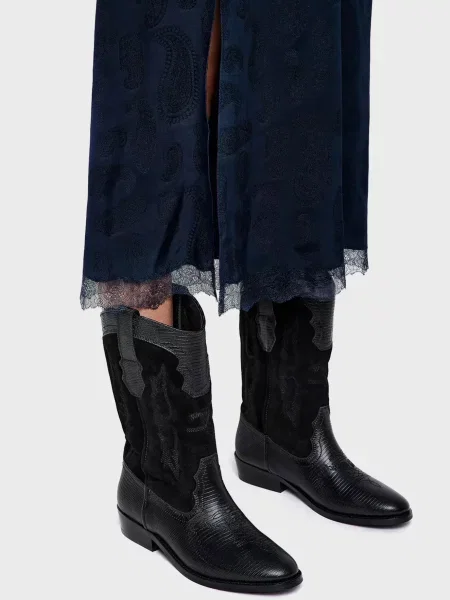 Кожаные ботинки Zadig&voltaire черные