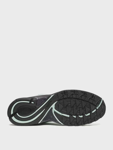 Кожаные кроссовки Saucony Jazz мятного цвета