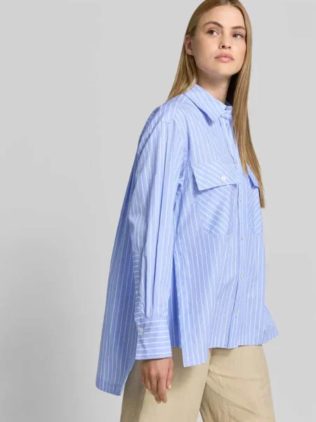 Bluzka koszulowa o kroju relaxed fit z bawełny Joseph