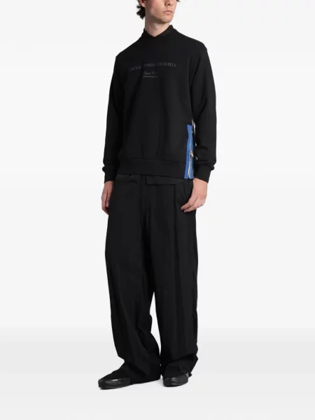Pulover Undercover cu imagine negru
