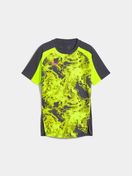 Дитяча Спортивна футболка PUMA Individualblaze Jersey Jr комбінований верх сірий
