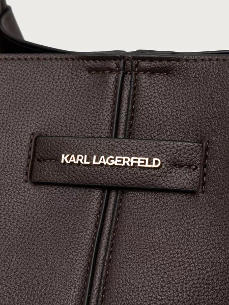 Кожаная сумка шоппер Karl Lagerfeld