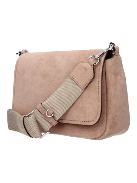 Torebka crossbody Tory Burch skórzana różowa