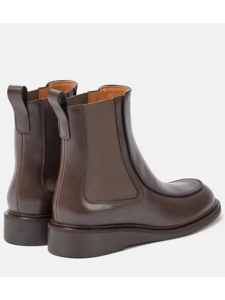 Botine chelsea Tod's din piele maro